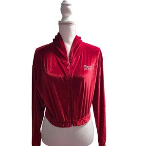 SOCIAL SCENE Red ANGEL Rhinestone Print Y2K